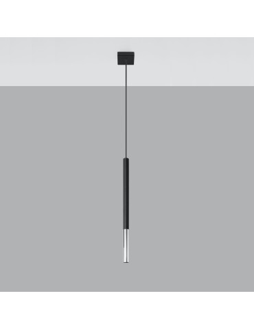 Sollux Lampa wisząca MOZAICA 1 czarny/chrom SL.0885 - produkt 2