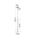 Sollux Lampa wisząca MOZAICA 1 czarny/chrom SL.0885 Sollux Lampa wisząca MOZAICA 1 czarny/chrom SL.0885