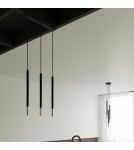 Sollux Lampa wisząca MOZAICA 3P czarny/chrom SL.0887 Sollux Lampa wisząca MOZAICA 3P czarny/chrom SL.0887