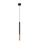 Lampy wiszące - Sollux Lampa wisząca MOZAICA 1 czarny/miedź SL.0888 - product 1