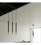 Sollux Lampa wisząca MOZAICA 3P czarny/miedź SL.0890 Sollux Lampa wisząca MOZAICA 3P czarny/miedź SL.0890