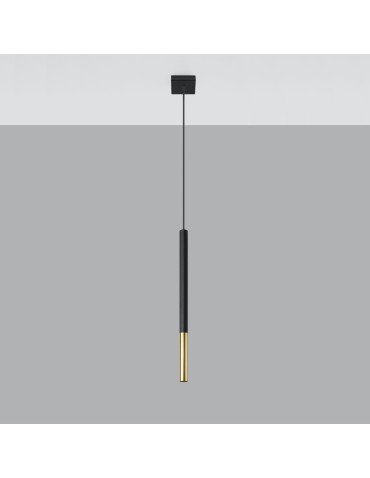 Sollux Lampa wisząca MOZAICA 1 czarny/złoto SL.0891 - produkt 2