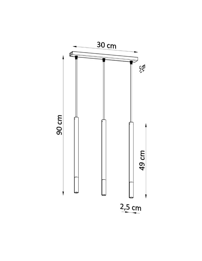 Sollux Lampa wisząca MOZAICA 3L czarny/złoto SL.0892 Sollux Lampa wisząca MOZAICA 3L czarny/złoto SL.0892