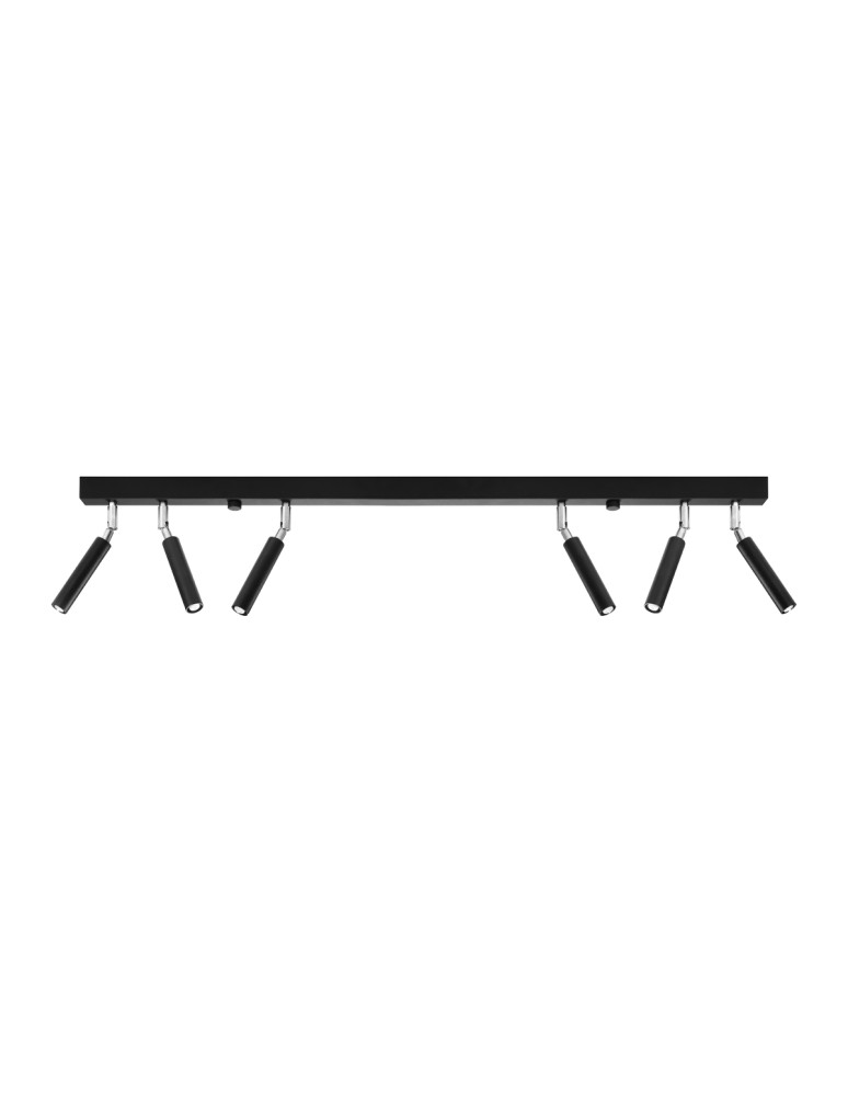 Sollux Plafon EYETECH 6 czarny SL.0901