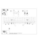Sollux Plafon EYETECH 6 czarny SL.0901 Sollux Plafon EYETECH 6 czarny SL.0901