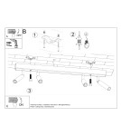 Sollux Plafon EYETECH 4 biały SL.0905 Sollux Plafon EYETECH 4 biały SL.0905