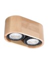 Sollux Plafon BASIC 2 naturalne drewno SL.0914