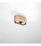 Sollux Plafon BASIC 2 naturalne drewno SL.0914 Sollux Plafon BASIC 2 naturalne drewno SL.0914