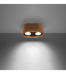 Sollux Plafon BASIC 2 naturalne drewno SL.0914 Sollux Plafon BASIC 2 naturalne drewno SL.0914