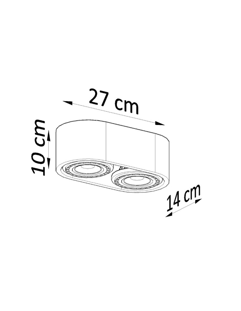 Sollux Plafon BASIC 2 naturalne drewno SL.0914 Sollux Plafon BASIC 2 naturalne drewno SL.0914
