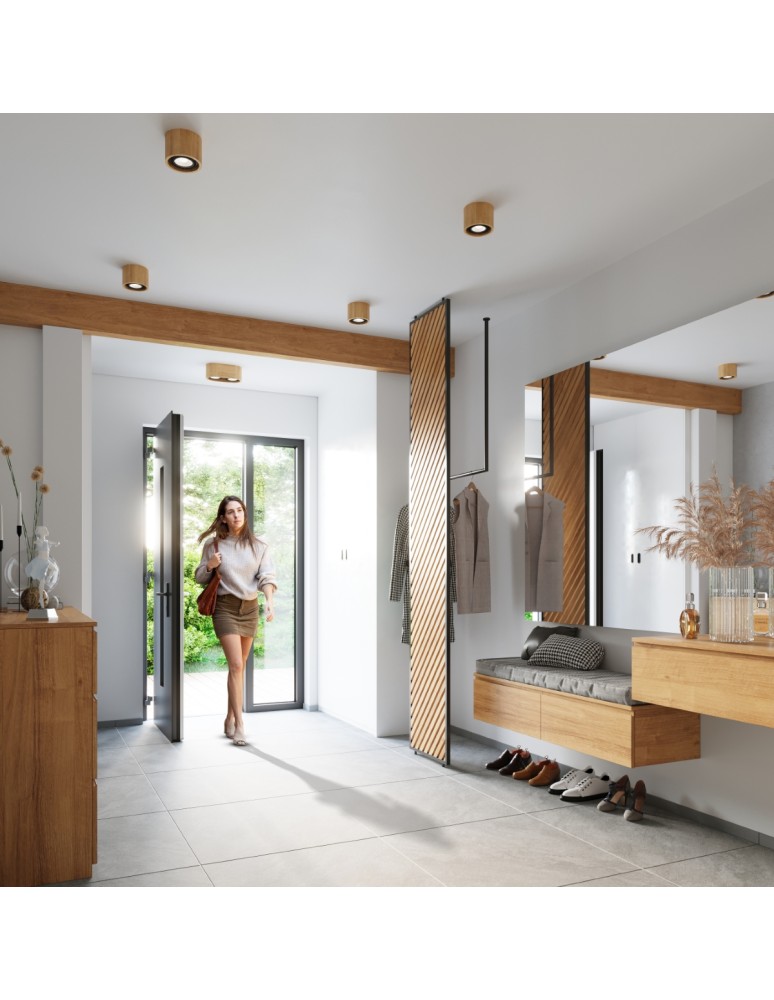 Sollux Plafon BASIC 2 naturalne drewno SL.0914 Sollux Plafon BASIC 2 naturalne drewno SL.0914