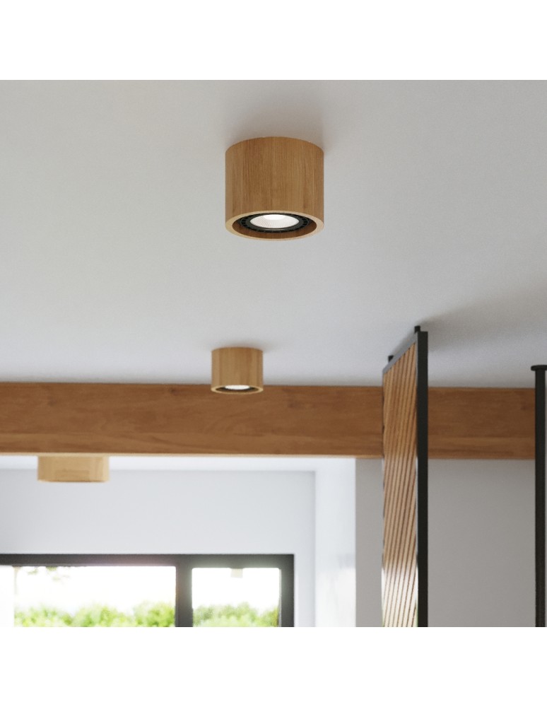 Sollux Plafon BASIC 2 naturalne drewno SL.0914 Sollux Plafon BASIC 2 naturalne drewno SL.0914