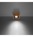 Sollux Plafon QUATRO 1 naturalne drewno SL.0915 Sollux Plafon QUATRO 1 naturalne drewno SL.0915