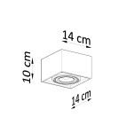 Sollux Plafon QUATRO 1 naturalne drewno SL.0915 Sollux Plafon QUATRO 1 naturalne drewno SL.0915