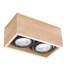 Sollux Plafon QUATRO 2 naturalne drewno SL.0916 Sollux Plafon QUATRO 2 naturalne drewno SL.0916