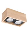 Sollux Plafon QUATRO 2 naturalne drewno SL.0916