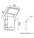 Kinkiety zewnętrzne - SU-MA NEO 11701 DG Kinkiet - product 4