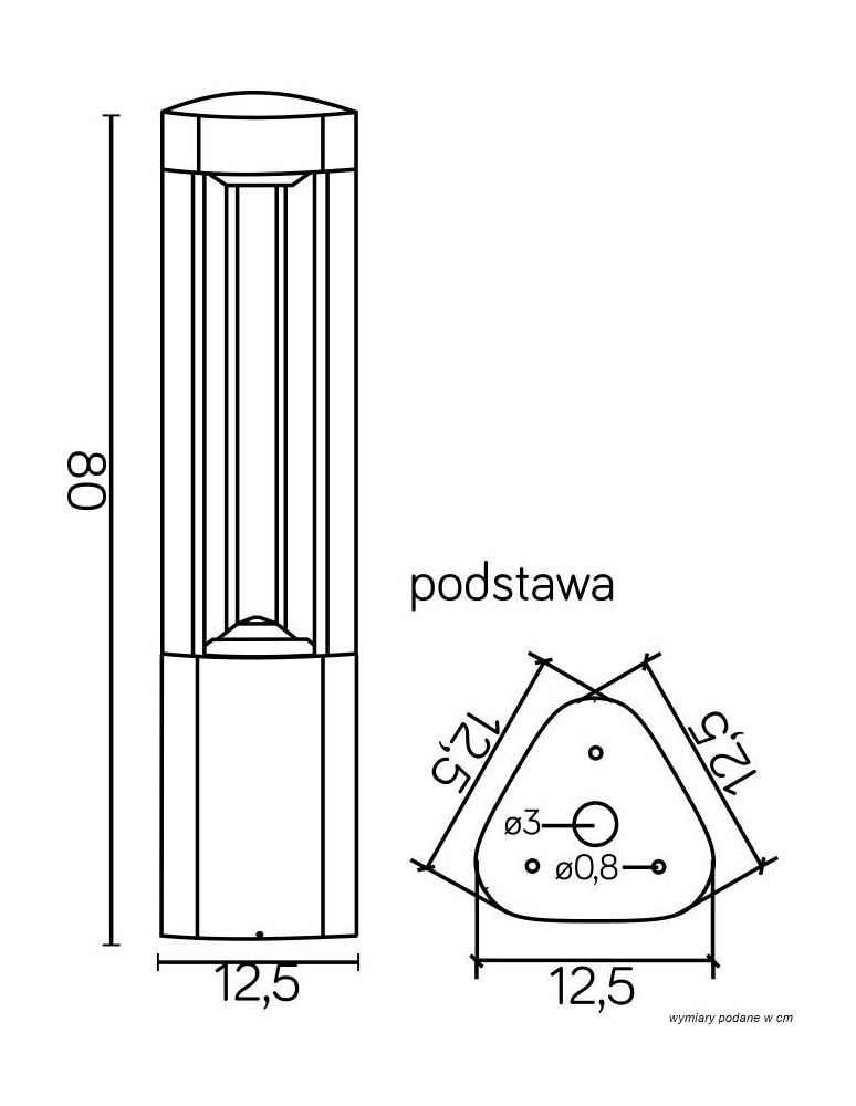 SU-MA FAN 80 cm GL 11205 Stojąca