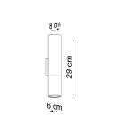Sollux Kinkiet LOOPEZ czarny/chrom SL.0938 Sollux Kinkiet LOOPEZ czarny/chrom SL.0938