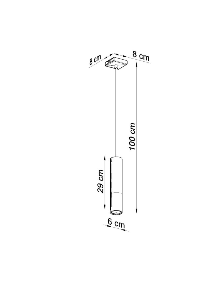 Sollux Lampa wisząca LOOPEZ 1 czarny/chrom SL.0940 Sollux Lampa wisząca LOOPEZ 1 czarny/chrom SL.0940