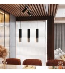 Sollux Lampa wisząca LOOPEZ 3L czarny/chrom SL.0942 Sollux Lampa wisząca LOOPEZ 3L czarny/chrom SL.0942
