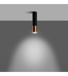 Lampy sufitowe - Sollux Plafon LOOPEZ czarny/miedź SL.0945 - product 3