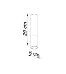 Lampy sufitowe - Sollux Plafon LOOPEZ czarny/miedź SL.0945 - product 4