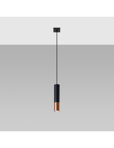 Sollux Lampa wisząca LOOPEZ 1 czarny/miedź SL.0946 - produkt 2