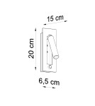 Sollux Kinkiet ENIF czarny SL.0956 Sollux Kinkiet ENIF czarny SL.0956