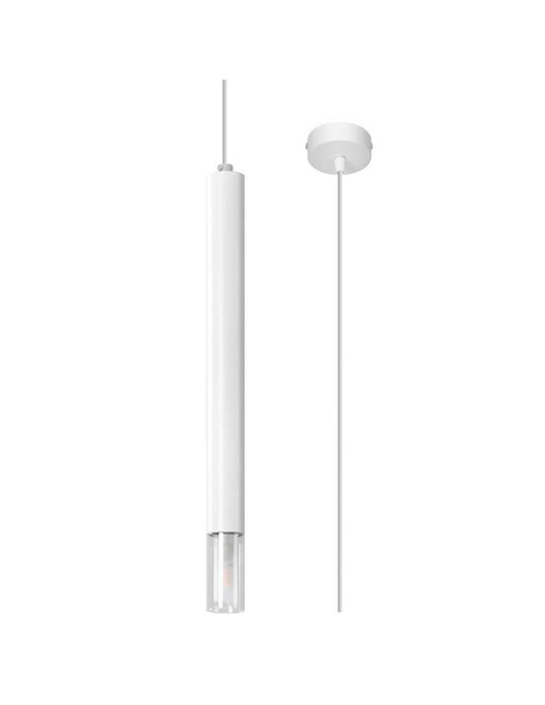 Sollux Lampa wisząca WEZYR 1 biała SL.0957