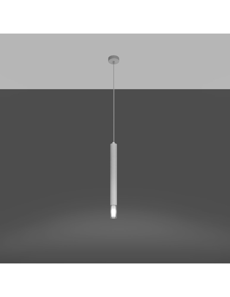 Sollux Lampa wisząca WEZYR 1 biała SL.0957 Sollux Lampa wisząca WEZYR 1 biała SL.0957