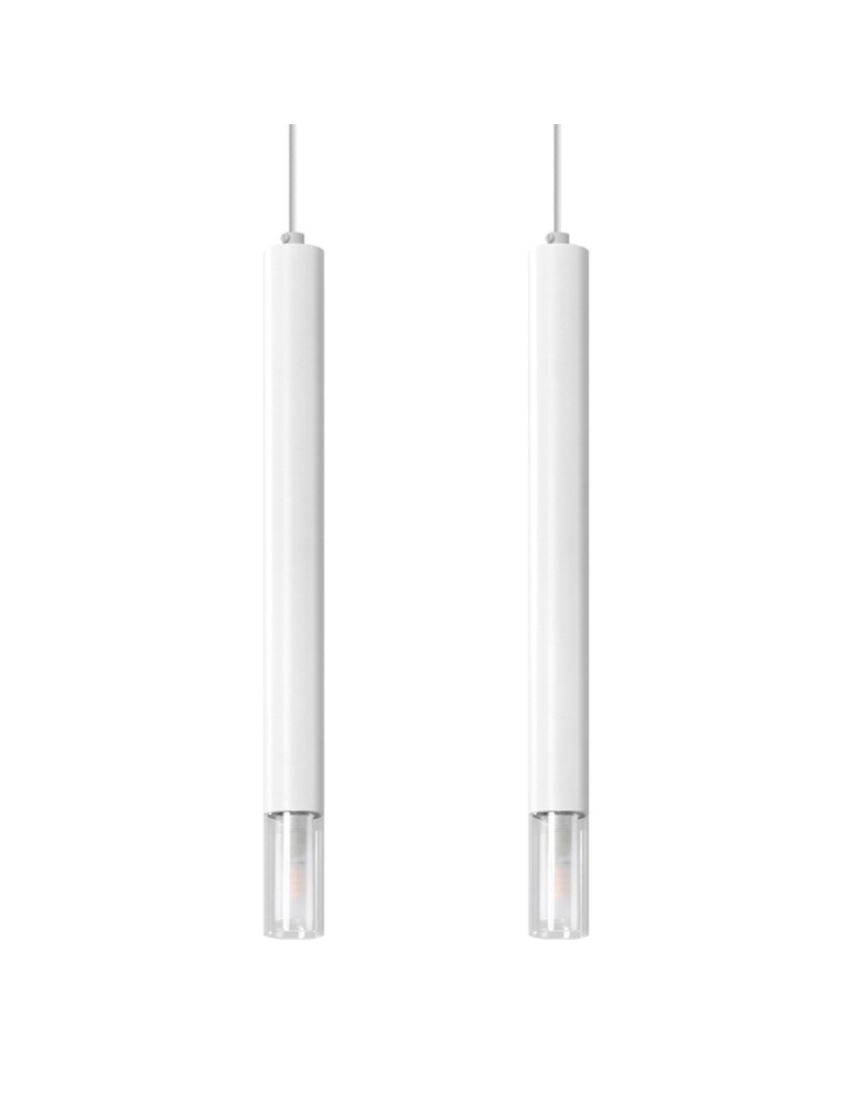 Sollux Lampa wisząca WEZYR 2 biała SL.0958 Sollux Lampa wisząca WEZYR 2 biała SL.0958