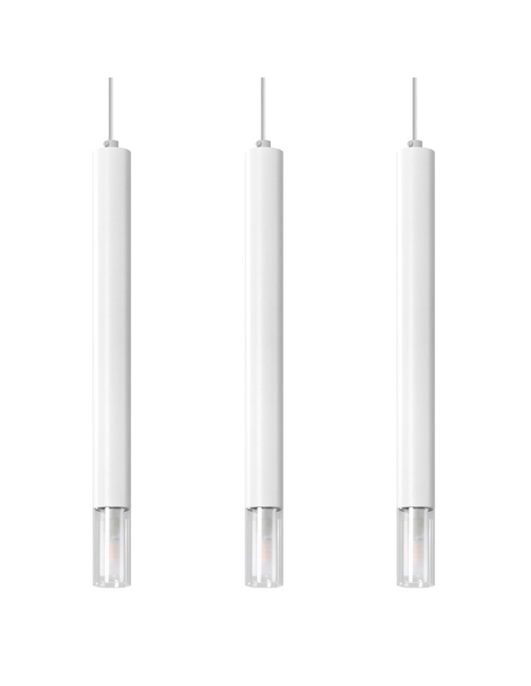 Sollux Lampa wisząca WEZYR 3 biała SL.0959 Sollux Lampa wisząca WEZYR 3 biała SL.0959