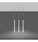 Sollux Lampa wisząca WEZYR 3 biała SL.0959 Sollux Lampa wisząca WEZYR 3 biała SL.0959