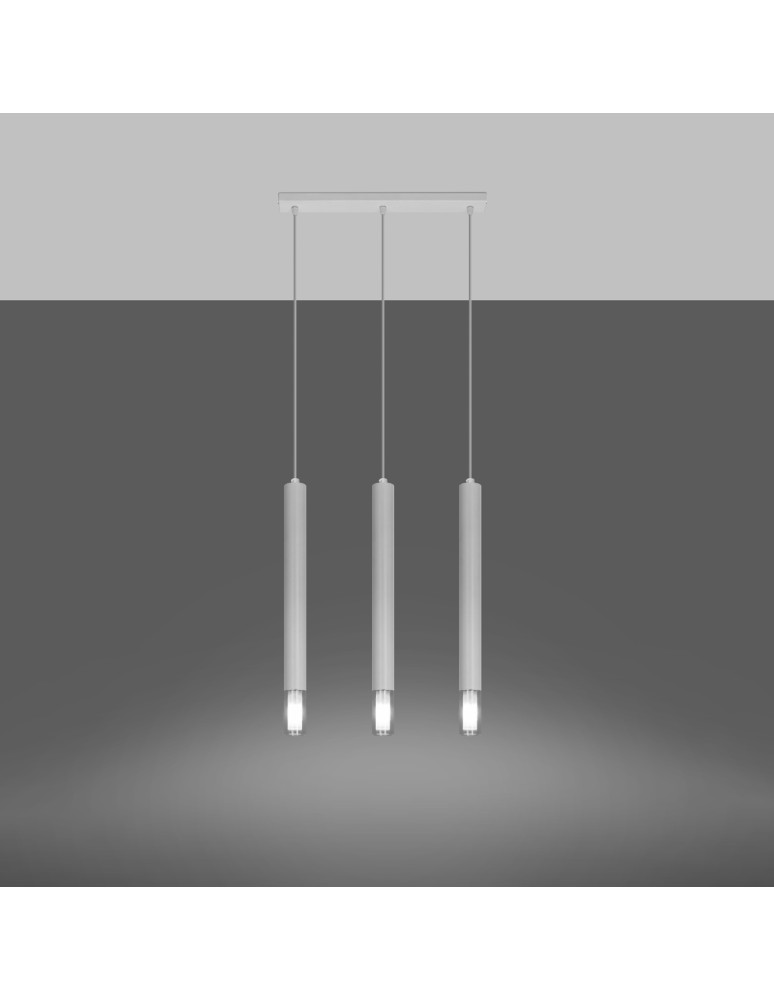 Sollux Lampa wisząca WEZYR 3 biała SL.0959 Sollux Lampa wisząca WEZYR 3 biała SL.0959