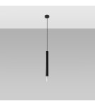 Sollux Lampa wisząca WEZYR 1 czarna SL.0960 Sollux Lampa wisząca WEZYR 1 czarna SL.0960