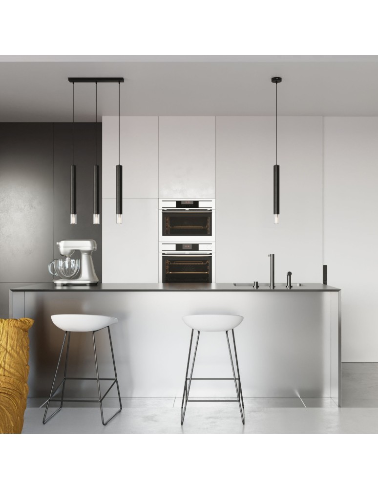 Sollux Lampa wisząca WEZYR 1 czarna SL.0960 Sollux Lampa wisząca WEZYR 1 czarna SL.0960