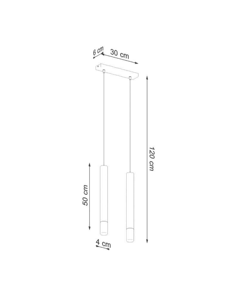 Sollux Lampa wisząca WEZYR 2 czarna SL.0961 Sollux Lampa wisząca WEZYR 2 czarna SL.0961