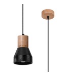 Sollux Lampa wisząca QUBIC czarna SL.0963 Sollux Lampa wisząca QUBIC czarna SL.0963