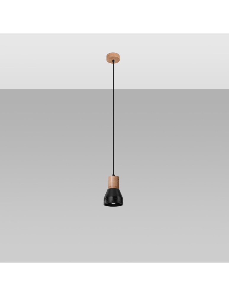 Sollux Lampa wisząca QUBIC czarna SL.0963 Sollux Lampa wisząca QUBIC czarna SL.0963