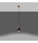 Sollux Lampa wisząca QUBIC czarna SL.0963 Sollux Lampa wisząca QUBIC czarna SL.0963