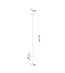 Sollux Lampa wisząca QUBIC czarna SL.0963 Sollux Lampa wisząca QUBIC czarna SL.0963