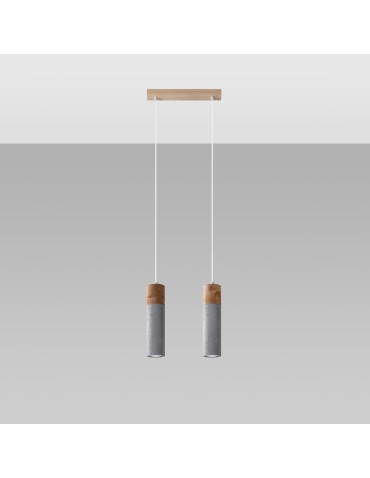 Sollux Lampa wisząca ZANE 2 szara SL.0966 - produkt 2