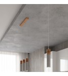 Sollux Lampa wisząca ZANE 3 szara SL.0967 Sollux Lampa wisząca ZANE 3 szara SL.0967