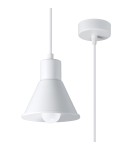 Lampy wiszące - Sollux Lampa wisząca TALEJA 1 biała [E27] SL.0983 - product 1