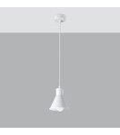 Lampy wiszące - Sollux Lampa wisząca TALEJA 1 biała [E27] SL.0983 - product 2