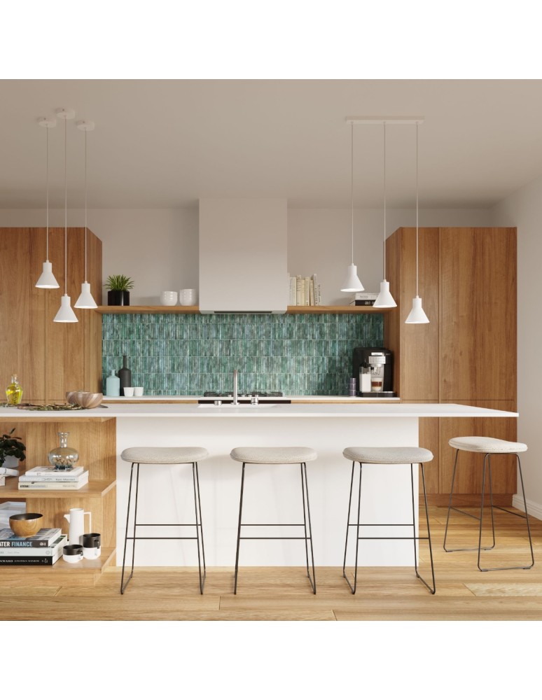 Lampy wiszące - Sollux Lampa wisząca TALEJA 1 biała [E27] SL.0983 - product kolory-swiatla.pl 6