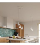 Lampy wiszące - Sollux Lampa wisząca TALEJA 1 biała [E27] SL.0983 - product 7