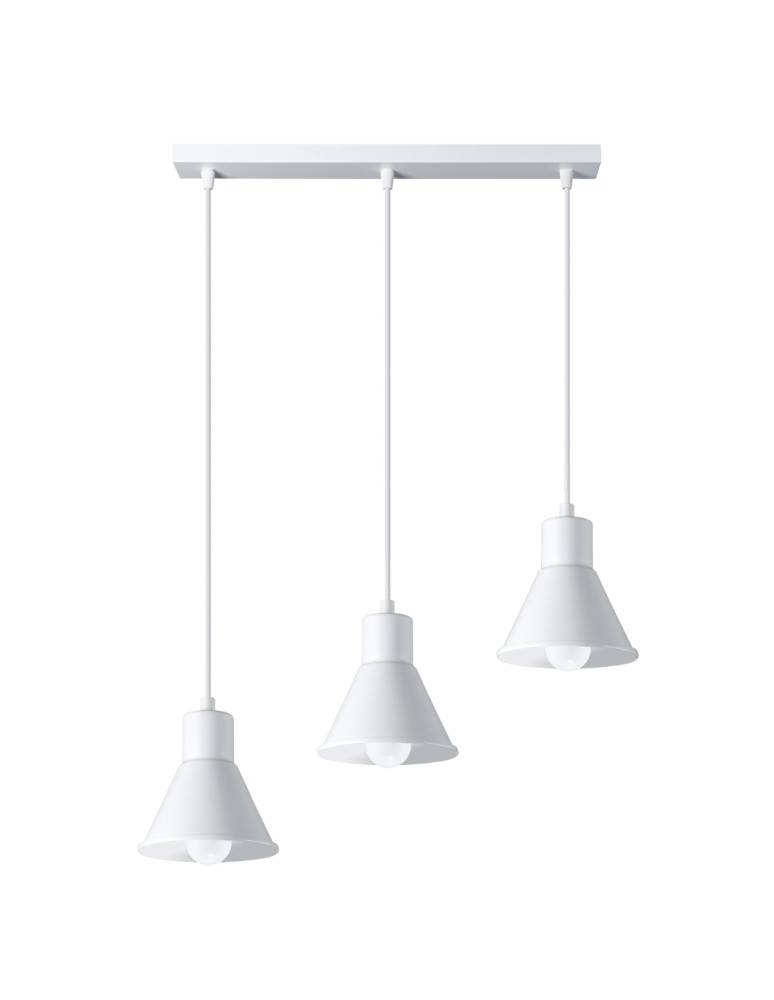 Sollux Lampa wisząca TALEJA 3 biała [E27] SL.0984
