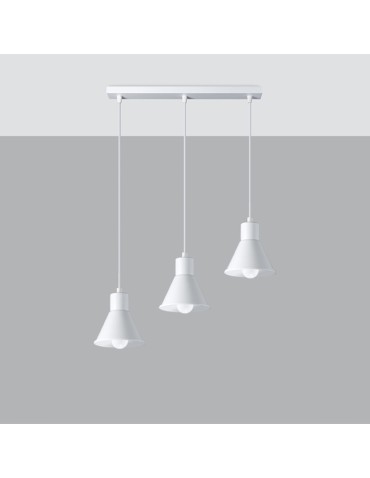 Sollux Lampa wisząca TALEJA 3 biała [E27] SL.0984 - product 2
